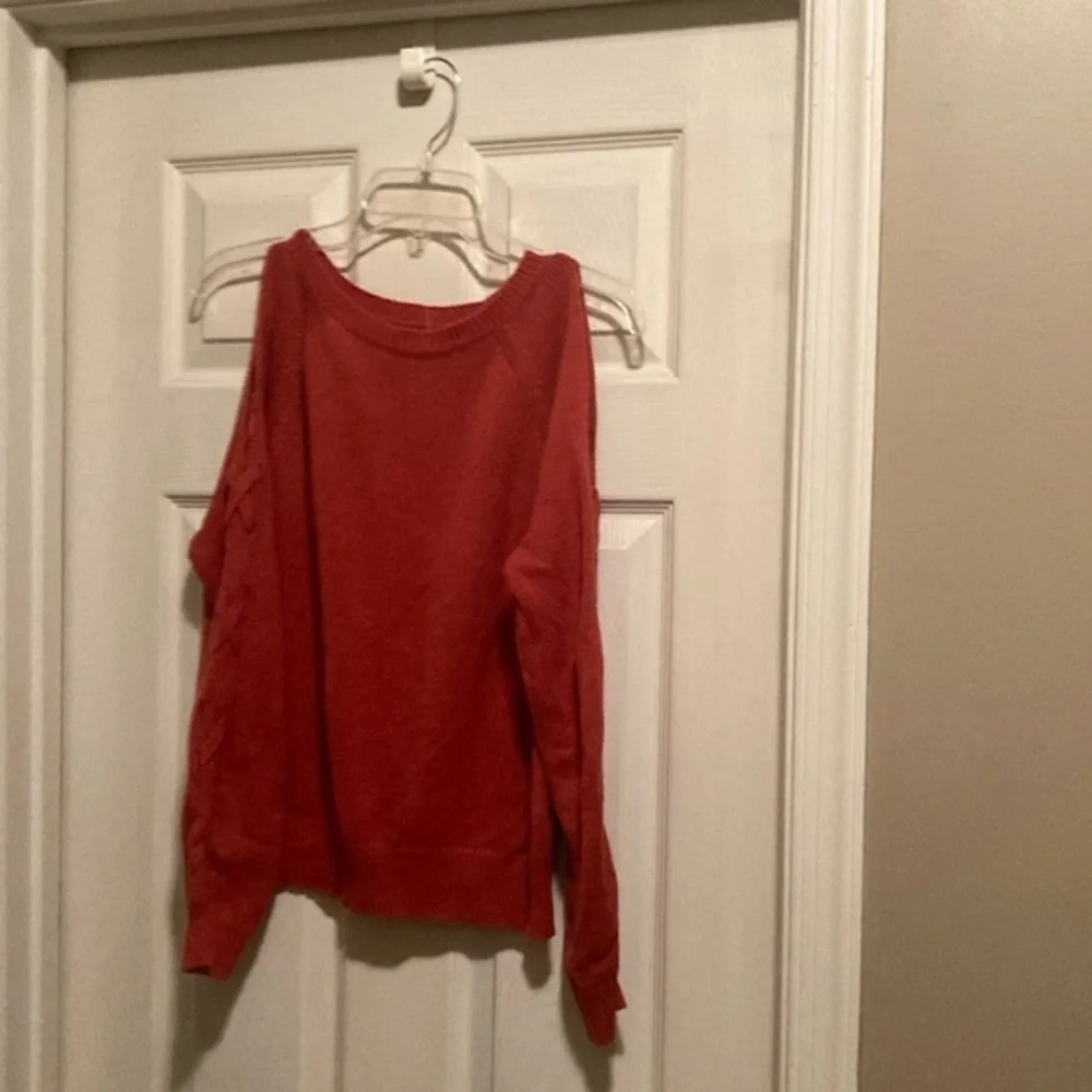 Aeropostale‎ Off-Shoulder Red Sweater